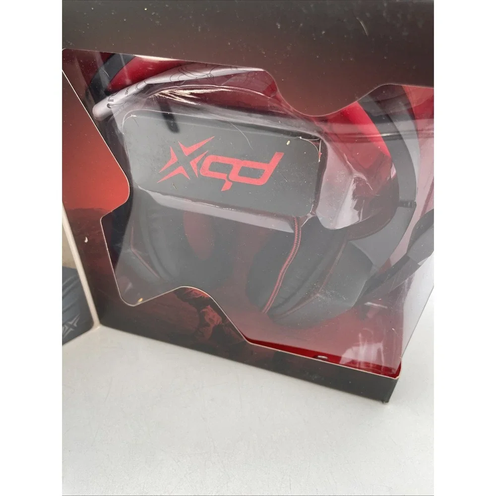 RAPTOR PBGH6RD Pro Plus Gaming Headset with LED Lights (O15610-1 R)  OPEN BOX